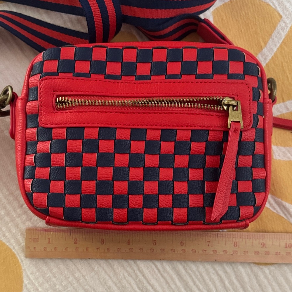 Universal Thread Red And Blue Checkered Crossbody… - image 6